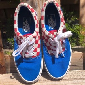Like new Vans checkered shoes